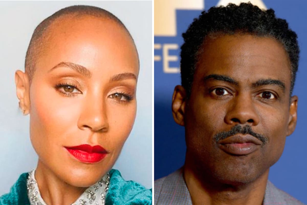 Jada Pinkett Smith cree que Chris Rock está obsesionado con ella, luego de que el humorista le disparara munición gruesa en su especial de Netflix