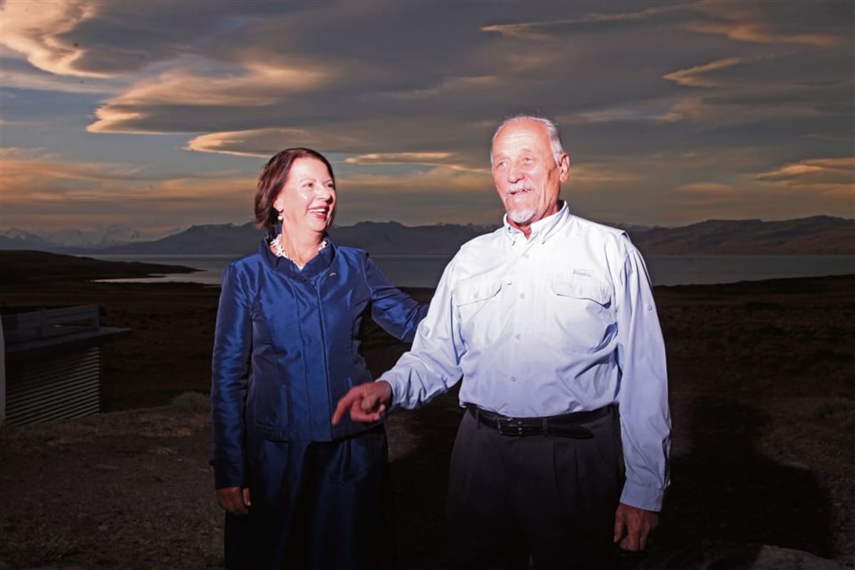 Jadranka Sturm Kocjan y Pedro Skvarca