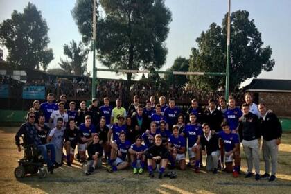 Jaguares XV, luego de su victoria frente a Valke por la Currie Cup First Division.