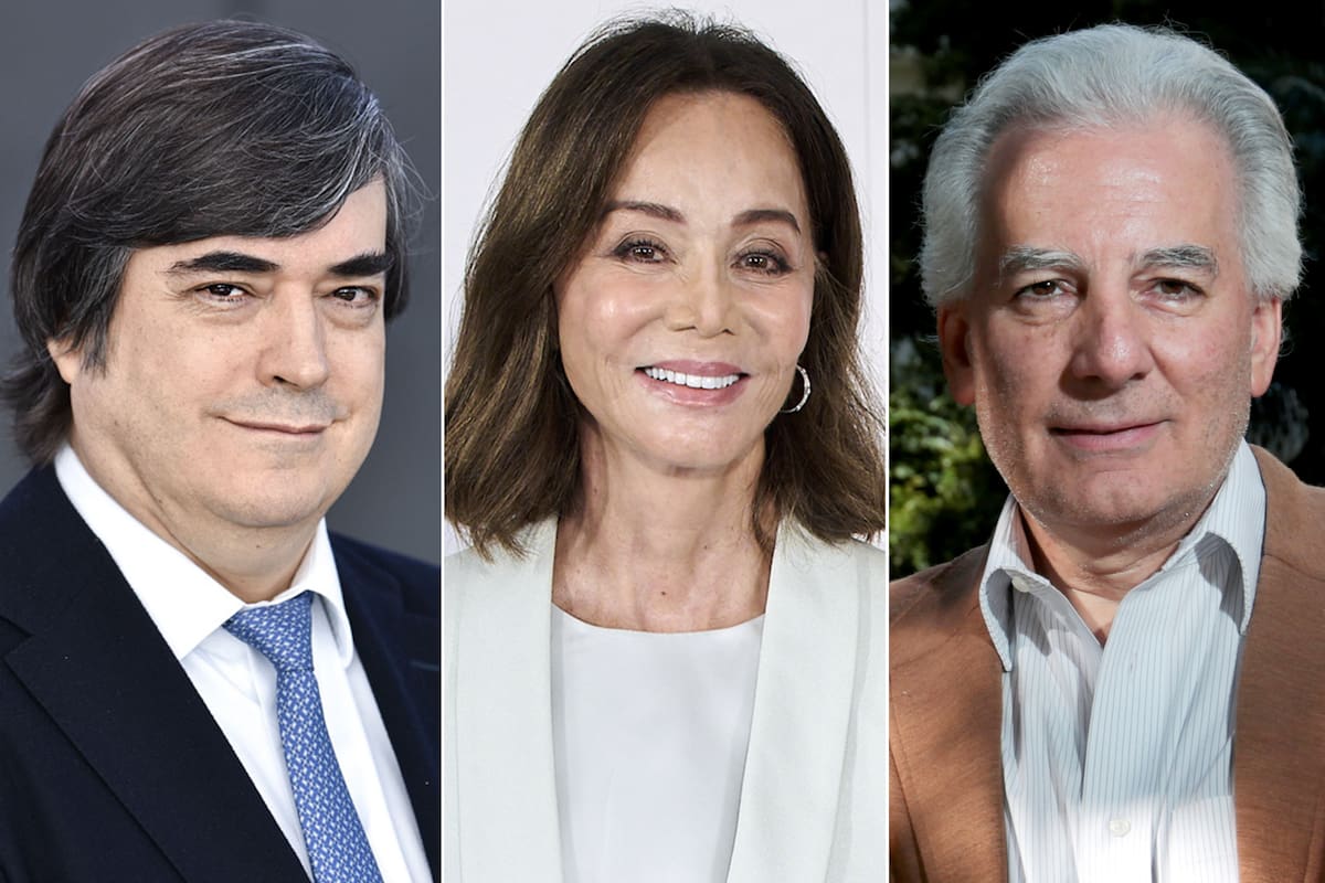 Jaime Bayly, Isabel Preysler y Álvaro Vargas Llosa