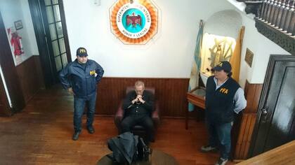 Jaime, en abril, cuando fue detenido