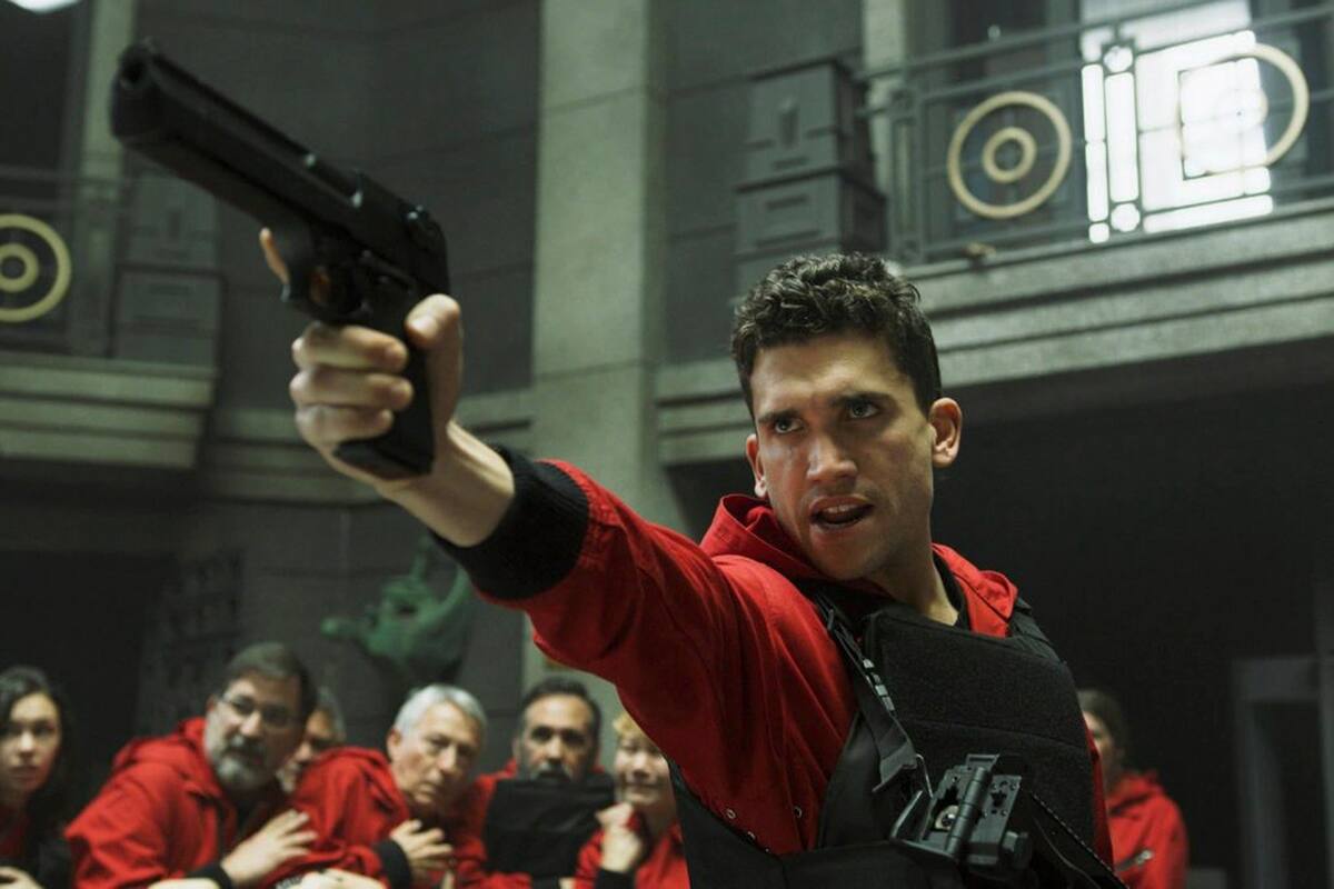 Jaime Lorente como Denver en La casa de Papel