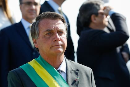 Jair Bolsonaro, durante las celebraciones por el Día de la Independencia de Brasil