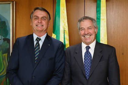 Jair Bolsonaro y Felipe Solá