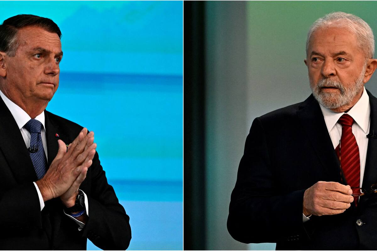 Jair Bolsonaro y Luiz Inácio Lula da Silva