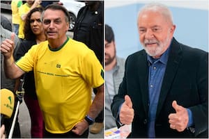 Jair Bolsonaro y Luiz Inacio Lula da Silva, el día de las elecciones 2022 en Brasil