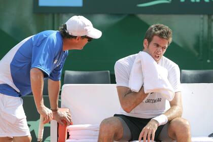 La relación de Jaite y Del Potro en la Copa Davis no fue la mejor. "No tengo idea de por qué estaba enojado, habría que preguntarle a Juan"