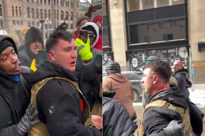 Jake Lang, el influencer que fue agredido en una marcha en contra de Trump.