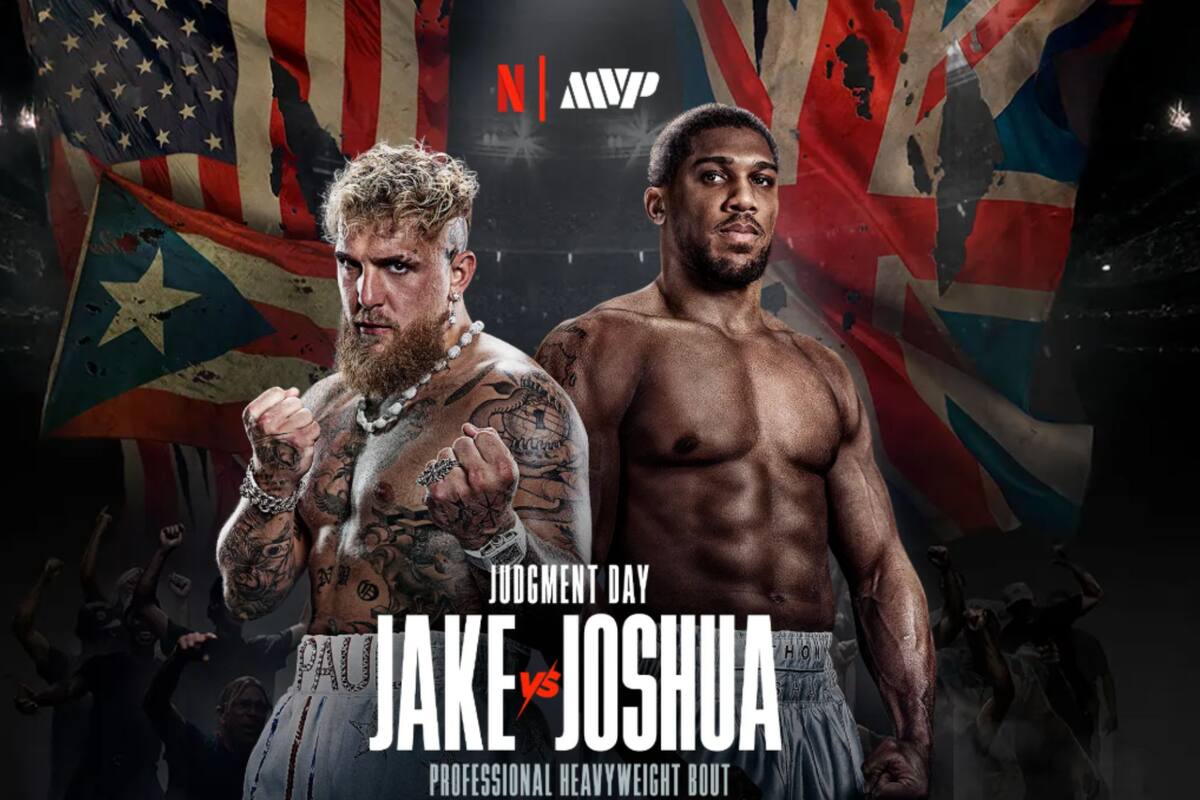 Jake Paul y Anthony Joshua confirmaron su próximo encuentro, el cual será transmitido por la plataforma de streaming Netflix (TUDUM)