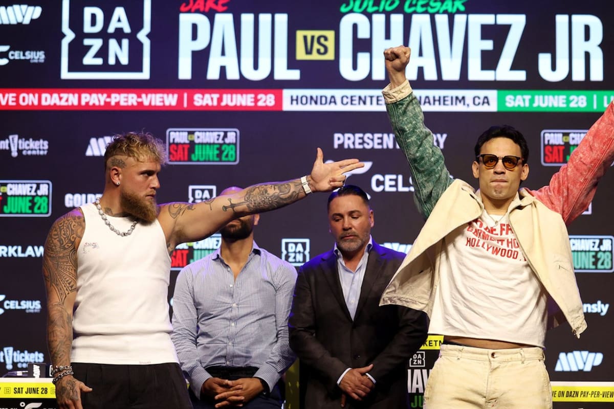 Jake Paul y Chávez Jr. se enfrentarán en una pelea a 10 rounds en California; el combate formará parte de una cartelera en la que habrá títulos en juego