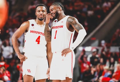 Jamal Shead y L. J. Cryer, figuras de Houston Cougars en el March Madness 2024