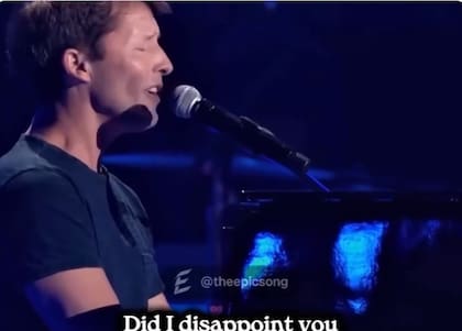 James Blunt sorprendió a todos al interpretar “Goodbye My Lover”