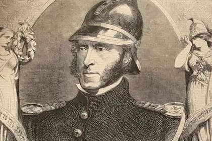 James Braidwood, un inspector de construcción de 23 años, considerado hoy el “padre del servicio de bomberos moderno”