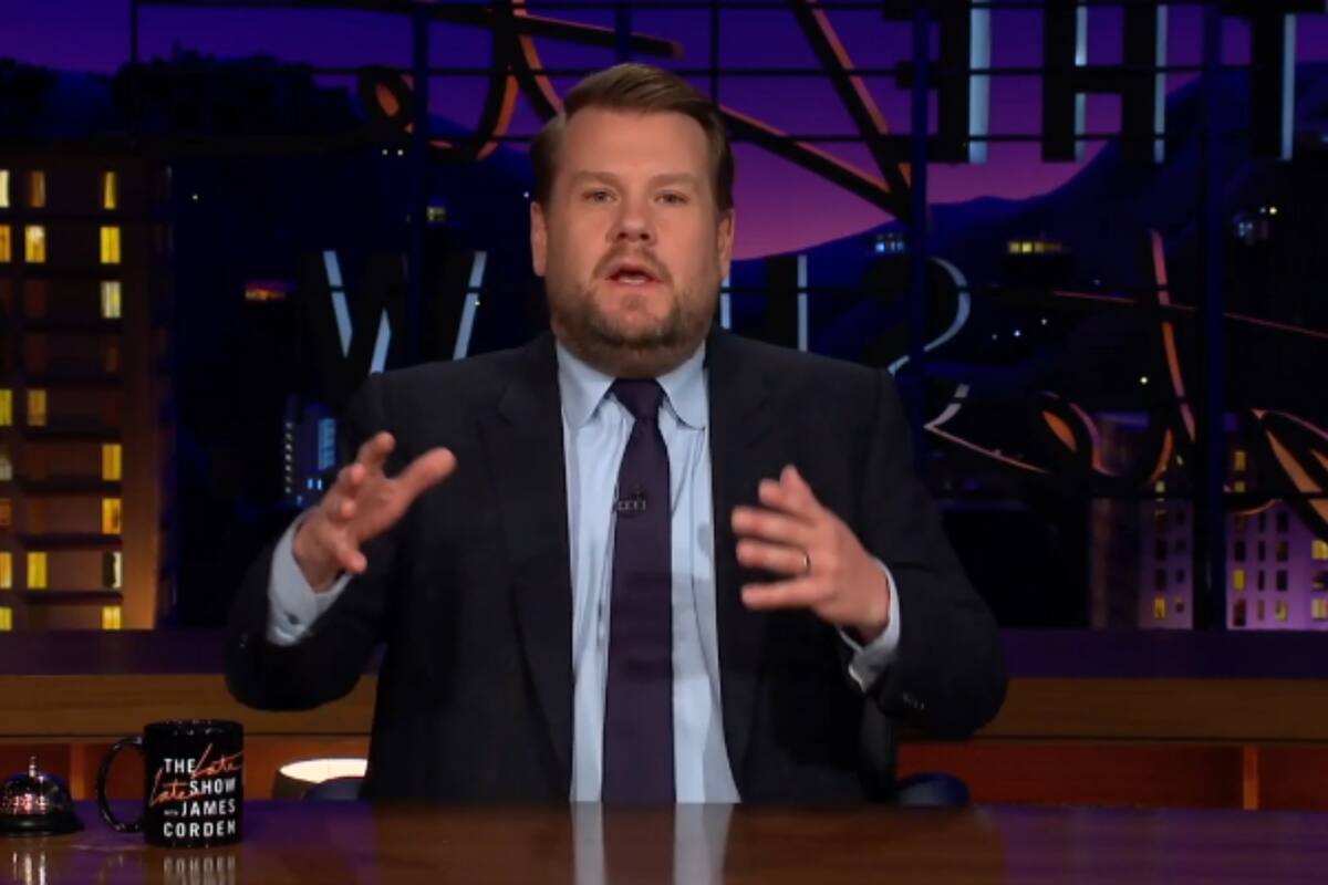 James Corden describió qué fue lo que ocurrió con el escándalo de un restaurante en Nueva York