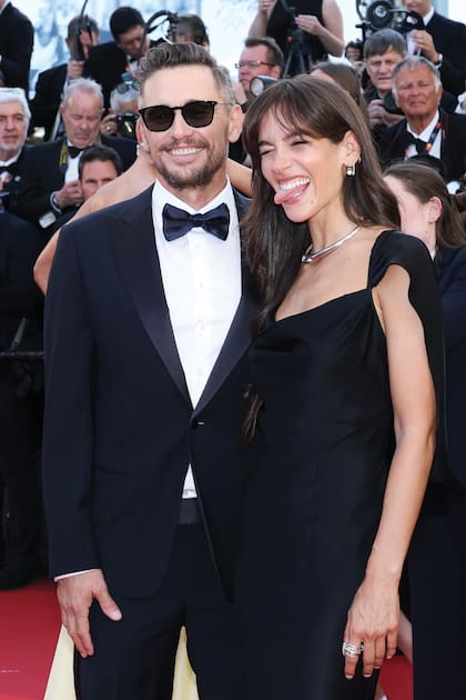 James Franco e Izabel Pakzad este año, en la alfombra roja de Cannes