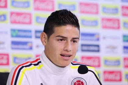 James habló del próximo partido ante la Argentina