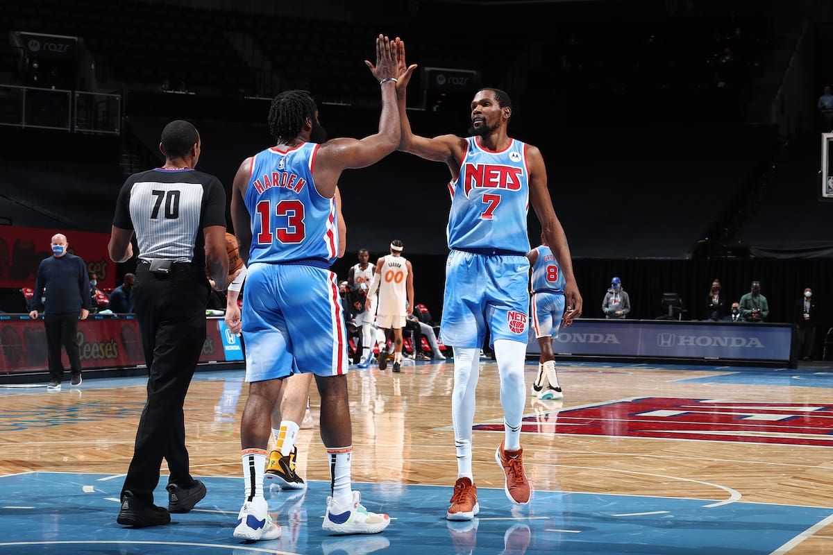 James Harden y Kevin Durant