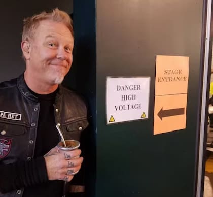 James Hetfield es fanático del mate (Foto: Instagram)