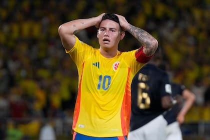 James Rodríguez, de Colombia (AP Foto/Fernando Vergara)