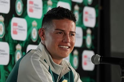 James Rodríguez, estrella colombiana con pasado en Real Madrid y Bayern Múnich, dirá presente este miércoles