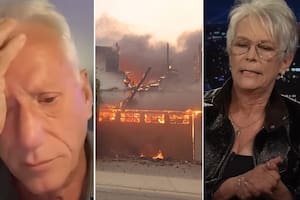 James Wood y Jamie Lee Curtis se mostraron devastados por los incendios de California, que destruyeron sus casas