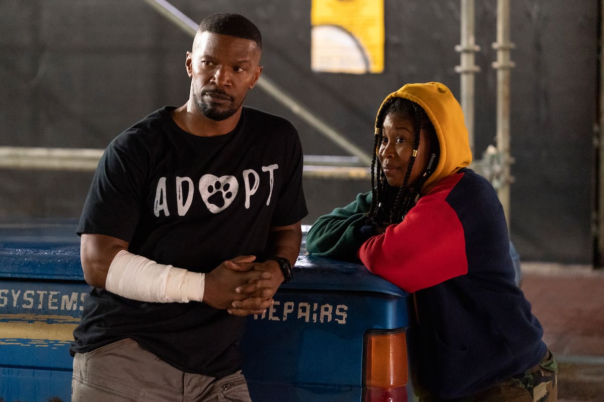 Jamie Foxx y Dominique Fishback en Proyecto Power