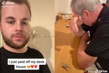 El youtuber Jamie Nyland sorprendió a su papá al contarle que había juntado el dinero para cancelar la hipoteca de su casa. "Trabajaste toda la vida. Ahora podés jubilarte", le dijo en el video difundido en las redes sociales