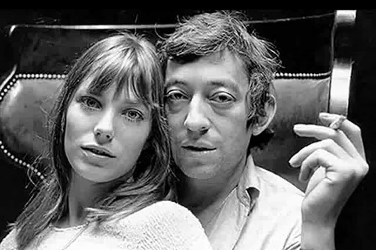Jane Birkin y Serge Gainsbourg