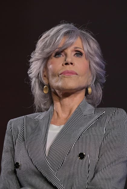 Jane Fonda durante la charla Rendez-Vous With Jane Fonda, en el marco de la edición número 76 del Festival de Cannes