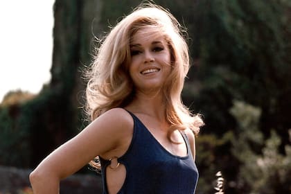 Jane Fonda en su juventud.