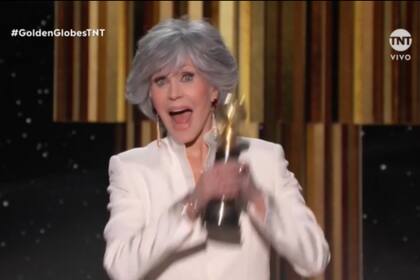 Jane Fonda, la otra gran homenajeada de la noche