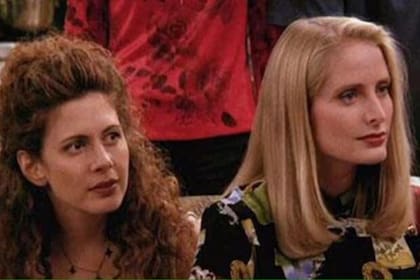 Jane Sibbett, en otra escena de Friends
