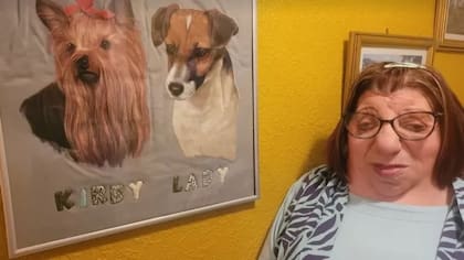 Janet dice que su perro Kirby se comió una de sus orejas