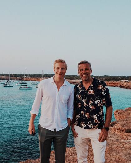 Janne Puhakka y su pareja, Rolf Nordmo