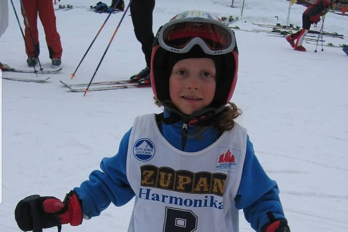 Jannik Sinner se destacó cuando era chico en el esquí, y fue campeón italiano de slalom antes de dedicarse a las raquetas