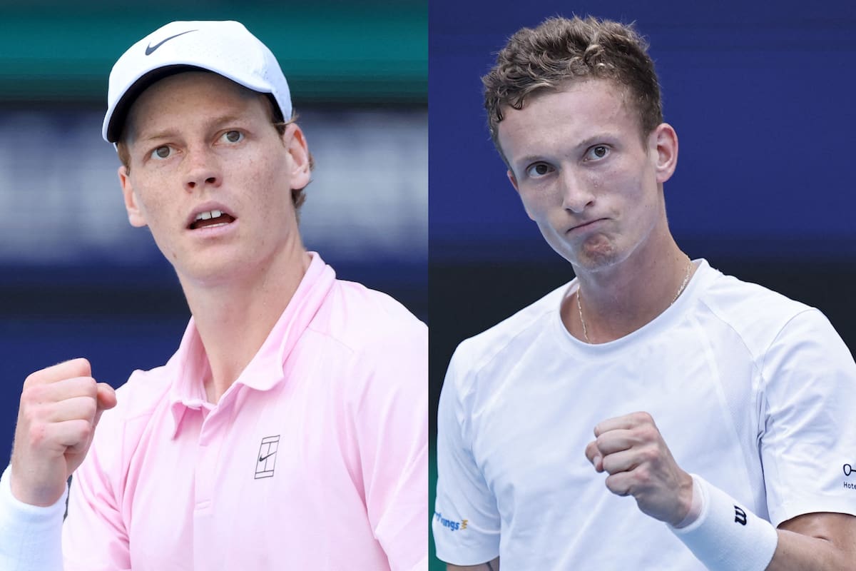 Jannik Sinner y Jiri Lehecka se enfrentan este domingo en la final del Masters 1000 de Miami 2026