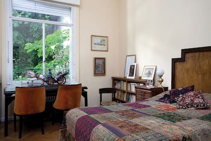 Jaqueline reservó el cuarto que da al patio para sus huéspedes.