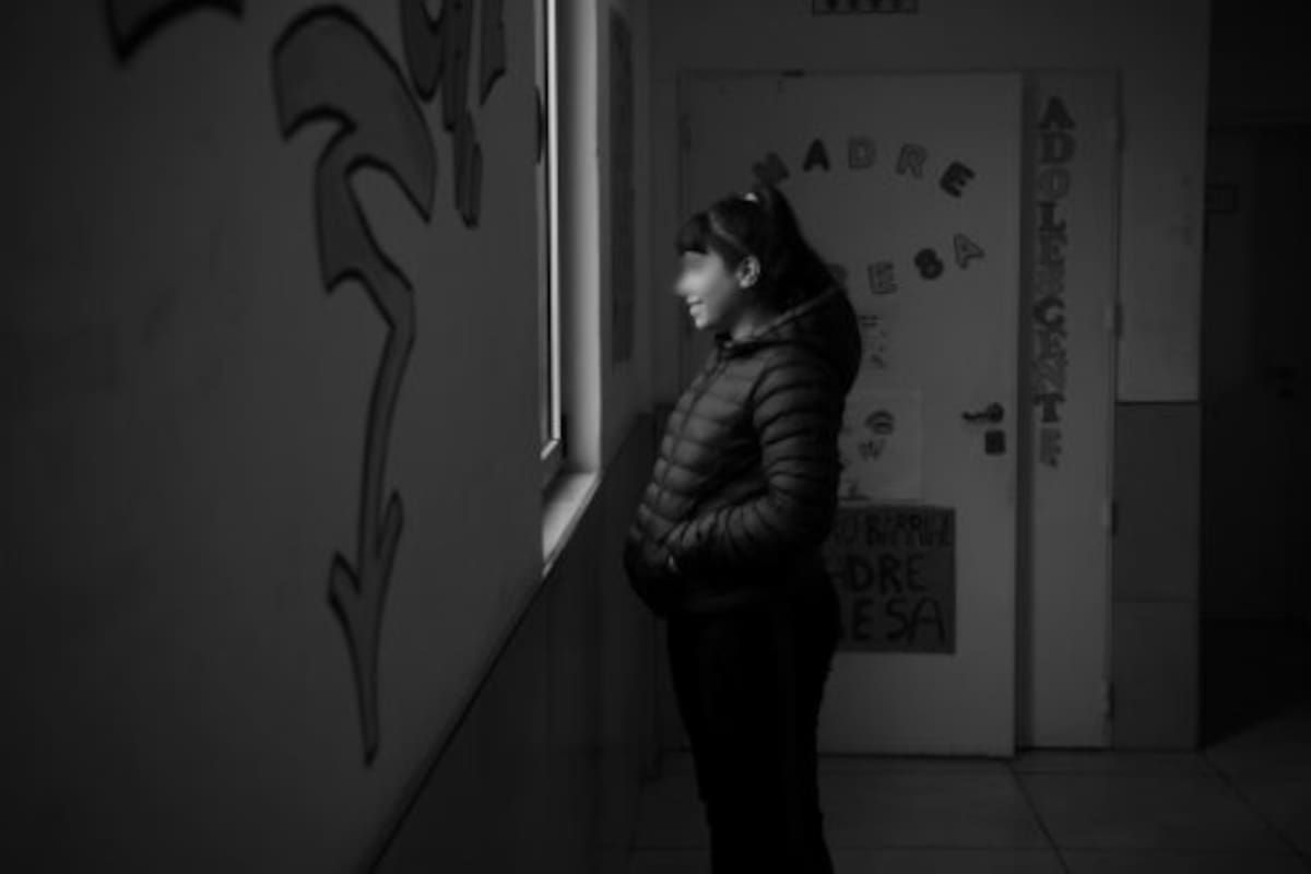 Jaqui (17), una de las adolescentes que asisten al Hogar Madre Teresa, de la villa 31 de Retiro.