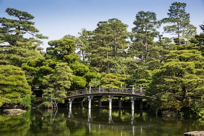 Jardines del Palacio Imperial de Kioto.