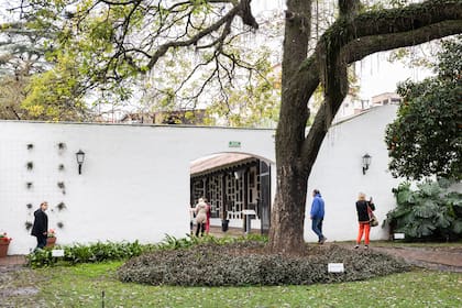 Jardines internos de la Casa Histórica.