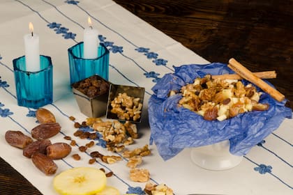 Jaroset de manzana y nueces.