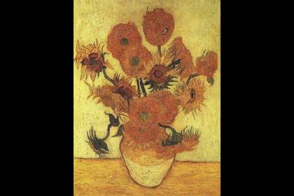 Jarrón con catorce girasoles (1889)