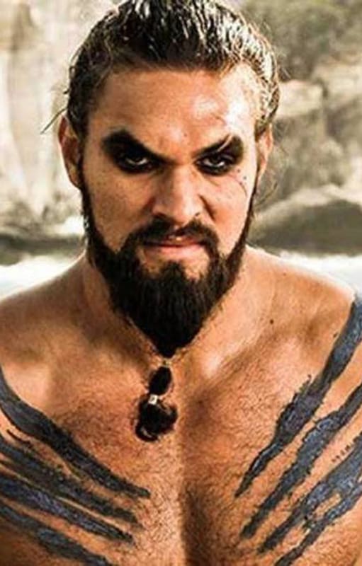 Jason Momoa en los inicios de Games of Thrones