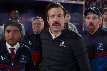 Jason Sudeikis en Ted Lasso.