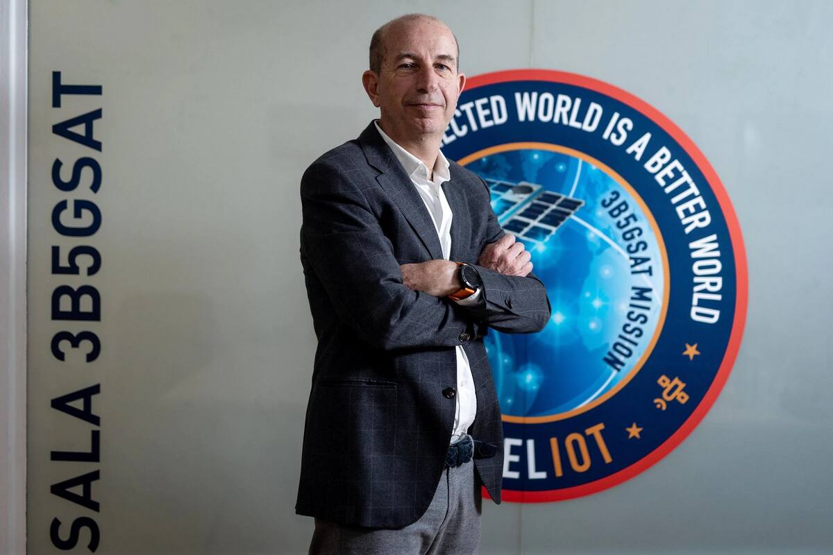 Jaume Sanpera, consejero delegado de Sateliot, la compañía aeroespacial española que busca cubrir los océanos de cobertura móvil