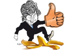 Baja el riesgo país, pero sube el riesgo Adorni