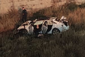 Javier Aguiló (51) falleció luego de perder el control de su Audi A3 y caer al vacío en un canal aluvional en la rotonda del Puente San Vicente
