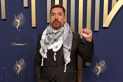 Javier Bardem en la alfombra roja de los premios Emmy