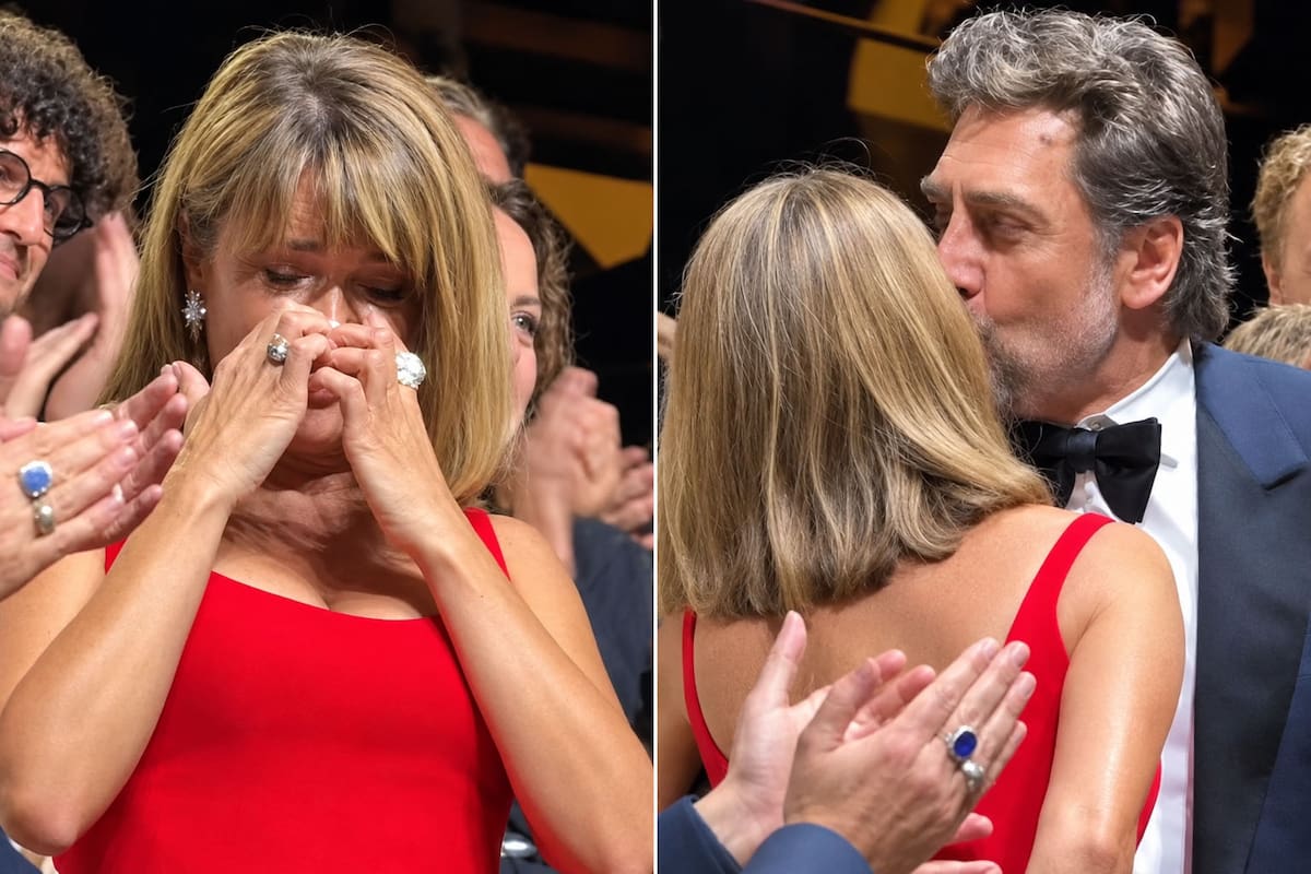 Javier Bardem y Penélope Cruz recibieron la mayor ovación del Festival de Venecia: las lágrimas de la actriz y el beso de su esposo