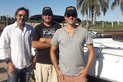 Javier Cami, Jerónimo Furtado y Matías Cramer, cofundadores de Boat Share